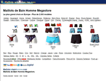 Tablet Screenshot of maillotsdebainhomme.com
